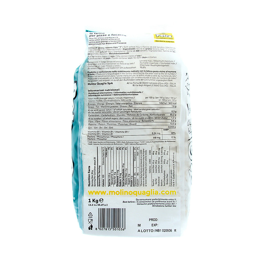 Petra 3 Stone-Milled Professional Flour From 100% Certified Italian Wheat - Pizza And Focaccia
