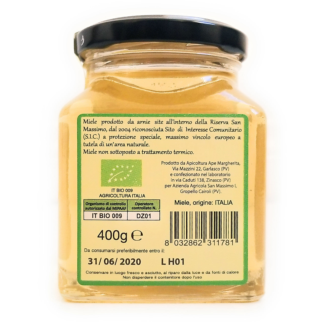 Organic Extra Pure Acacia Honey (14.1 Oz | 400g)