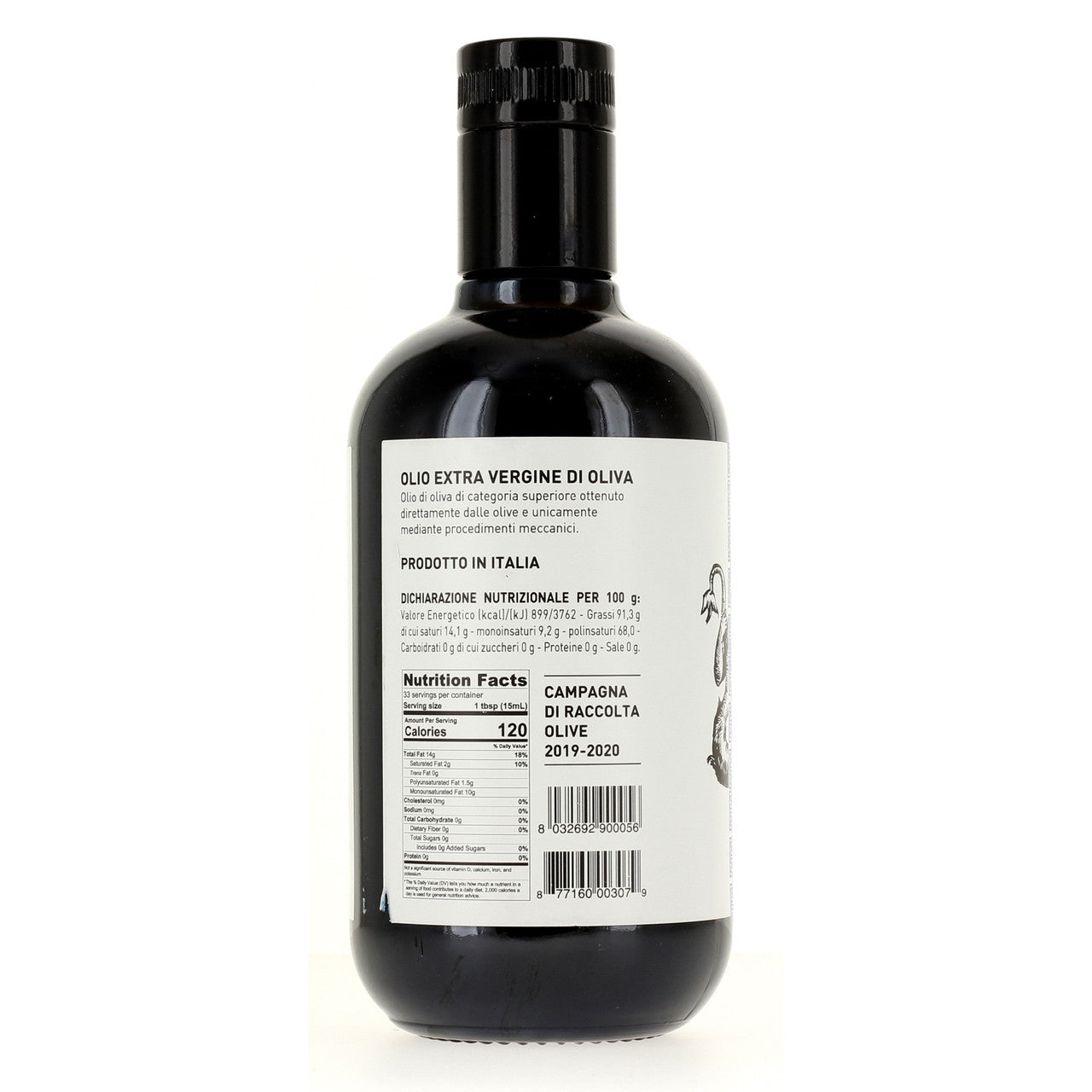 Tuscan Unfiltered Extra Virgin Olive Oil from the Val d'Orcia