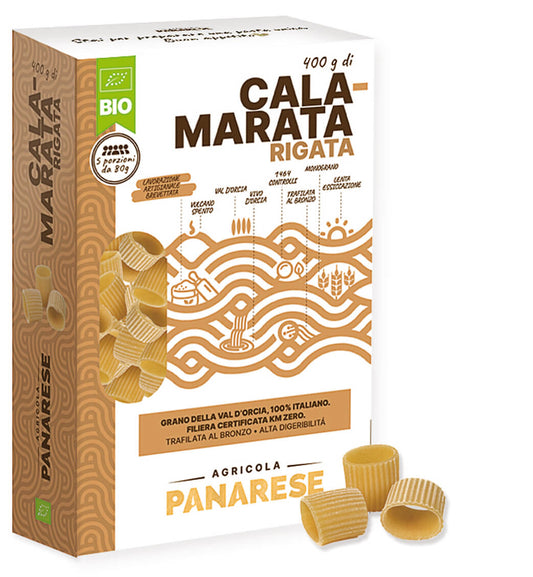 Premium Organic Tuscan Calamarata Rigata