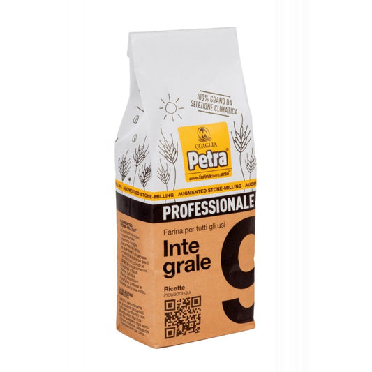 Petra 9 Stone-Milled Professional Whole Wheat Flour From 100% Certified Italian Wheat - Pizza
